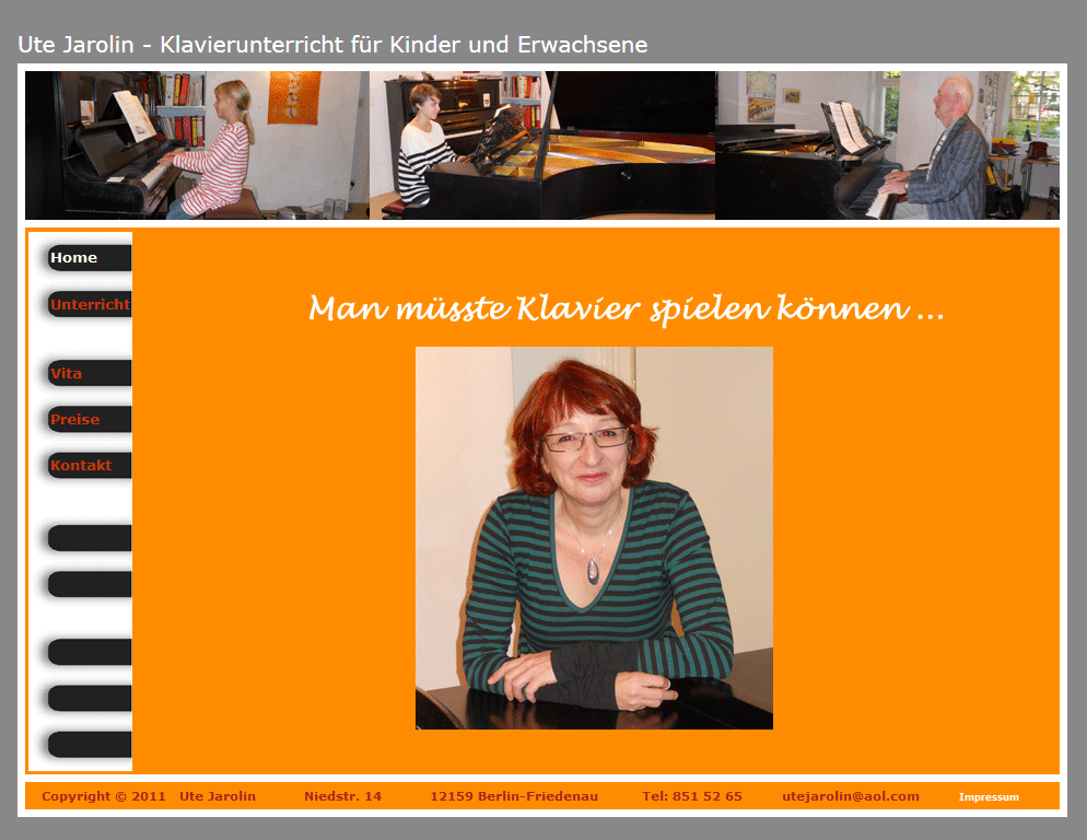 Klavierunterricht Ute Jarolin